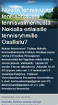 Mobile Screenshot of nokian-tennisvuorot.blogspot.com