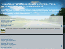 Tablet Screenshot of nokian-tennisvuorot.blogspot.com