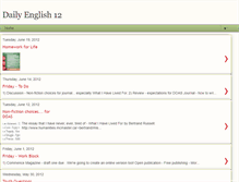 Tablet Screenshot of dailyenglish12.blogspot.com