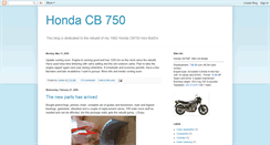 Desktop Screenshot of honda750.blogspot.com