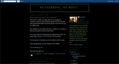 Desktop Screenshot of noeyebrowsnomercy.blogspot.com