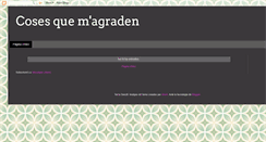Desktop Screenshot of cosesquemagraden.blogspot.com