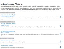 Tablet Screenshot of indianleaguematch.blogspot.com