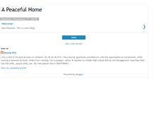 Tablet Screenshot of apeacefulhome.blogspot.com