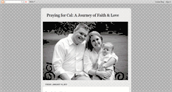 Desktop Screenshot of prayingforbabycal.blogspot.com