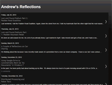 Tablet Screenshot of andrewsreflections.blogspot.com