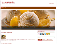 Tablet Screenshot of mirecetadecocina.blogspot.com