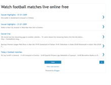 Tablet Screenshot of footballlive09.blogspot.com