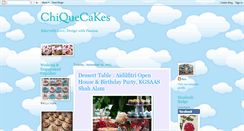 Desktop Screenshot of chiquecakes.blogspot.com