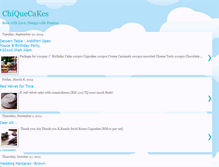 Tablet Screenshot of chiquecakes.blogspot.com
