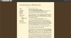 Desktop Screenshot of download-house-md.blogspot.com