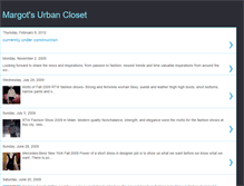 Tablet Screenshot of margotsurbancloset.blogspot.com