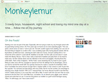 Tablet Screenshot of monkeylemur.blogspot.com