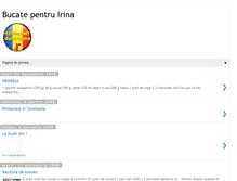 Tablet Screenshot of bucatepentruirina.blogspot.com