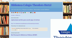 Desktop Screenshot of bibliotecatheodorohertzl.blogspot.com