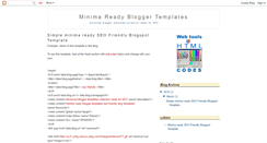 Desktop Screenshot of minimareadytemplates.blogspot.com