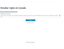 Tablet Screenshot of estudiaringlesencanada.blogspot.com