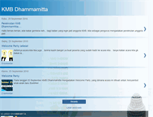 Tablet Screenshot of dhammamitta-kmb.blogspot.com