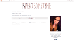 Desktop Screenshot of ispentsometime.blogspot.com