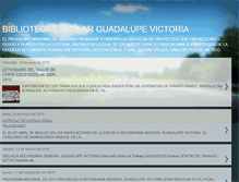 Tablet Screenshot of bibliotecaguadalupevictoria.blogspot.com