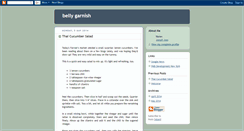 Desktop Screenshot of bellygarnish.blogspot.com