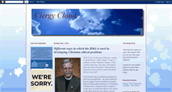 Desktop Screenshot of clergycloud.blogspot.com