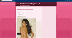 Desktop Screenshot of kim-kardashian-playboy-leak.blogspot.com