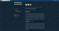 Desktop Screenshot of funcionnumerica.blogspot.com