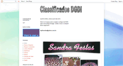 Desktop Screenshot of classificadosdgdi.blogspot.com