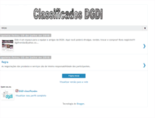 Tablet Screenshot of classificadosdgdi.blogspot.com