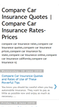 Mobile Screenshot of comparecarsinsurancequotes.blogspot.com