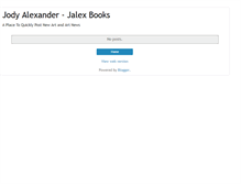 Tablet Screenshot of jalexbooks.blogspot.com