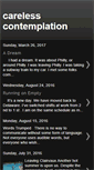 Mobile Screenshot of carelesscontemplation.blogspot.com