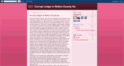 Desktop Screenshot of corruptjudgeinwaltoncountyga.blogspot.com