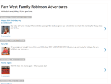 Tablet Screenshot of farrwestfamilyrobinsonadventures.blogspot.com