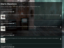 Tablet Screenshot of diariomazateco.blogspot.com