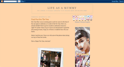 Desktop Screenshot of lifeasamummy.blogspot.com