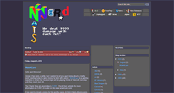 Desktop Screenshot of nerdnats.blogspot.com