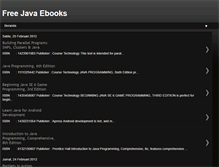 Tablet Screenshot of javaebooksdownload.blogspot.com