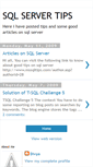 Mobile Screenshot of divya-sqlserver.blogspot.com