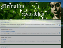 Tablet Screenshot of mrinalinisarabhai.blogspot.com