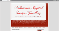 Desktop Screenshot of millenniumcrystal.blogspot.com