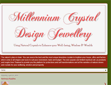 Tablet Screenshot of millenniumcrystal.blogspot.com