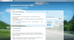 Desktop Screenshot of geologiaunc.blogspot.com