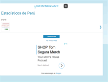Tablet Screenshot of estadisticosdeperu.blogspot.com