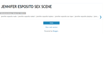 Tablet Screenshot of jenniferespositosexscene.blogspot.com