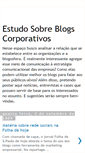 Mobile Screenshot of estudosobreblogscorporativos.blogspot.com