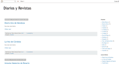 Desktop Screenshot of diariosyrevistas.blogspot.com
