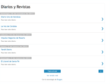 Tablet Screenshot of diariosyrevistas.blogspot.com