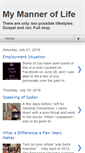 Mobile Screenshot of my-manner-of-life.blogspot.com